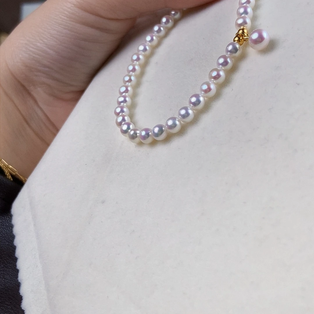 淡水珍珠手绳银S925镶嵌