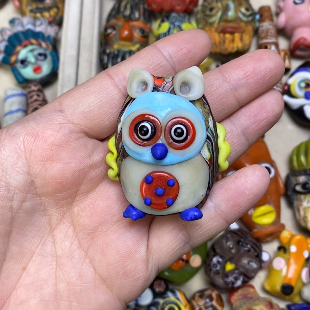 琉璃颈饰福利猫头鹰不退换033