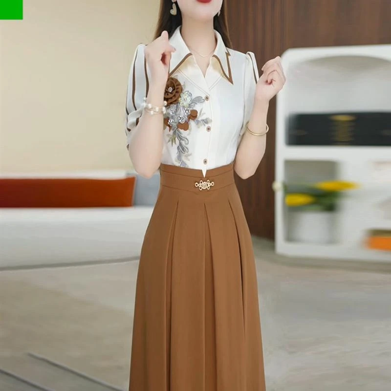 连衣裙2025新款女夏季十三行今年流行爆款气质减龄妈妈轻奢高级感