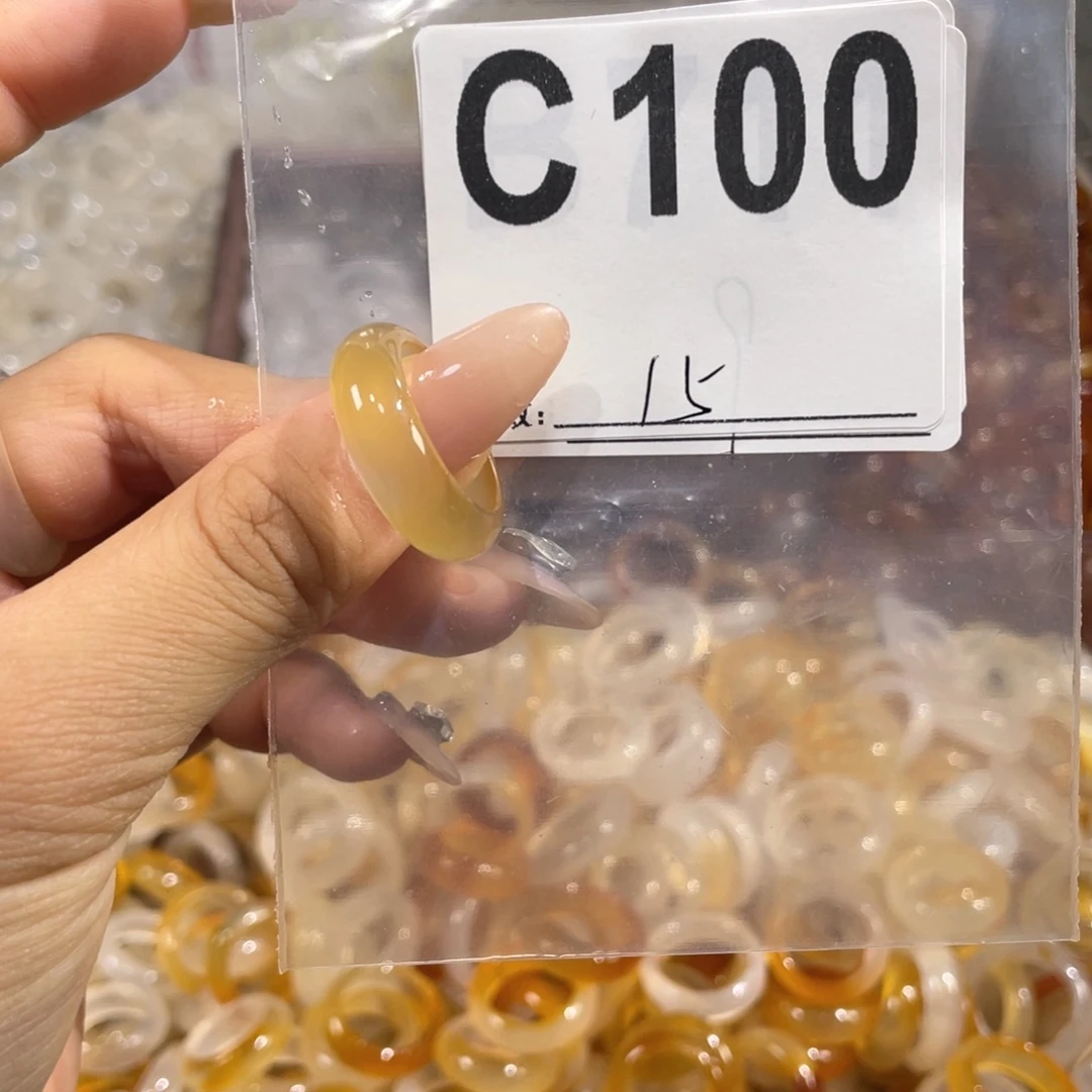 未镶嵌戒指玛瑙/玉髓100