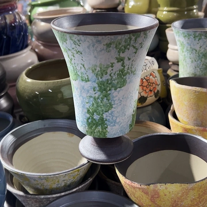 景德镇精品花盆栽适合盆栽口13高18