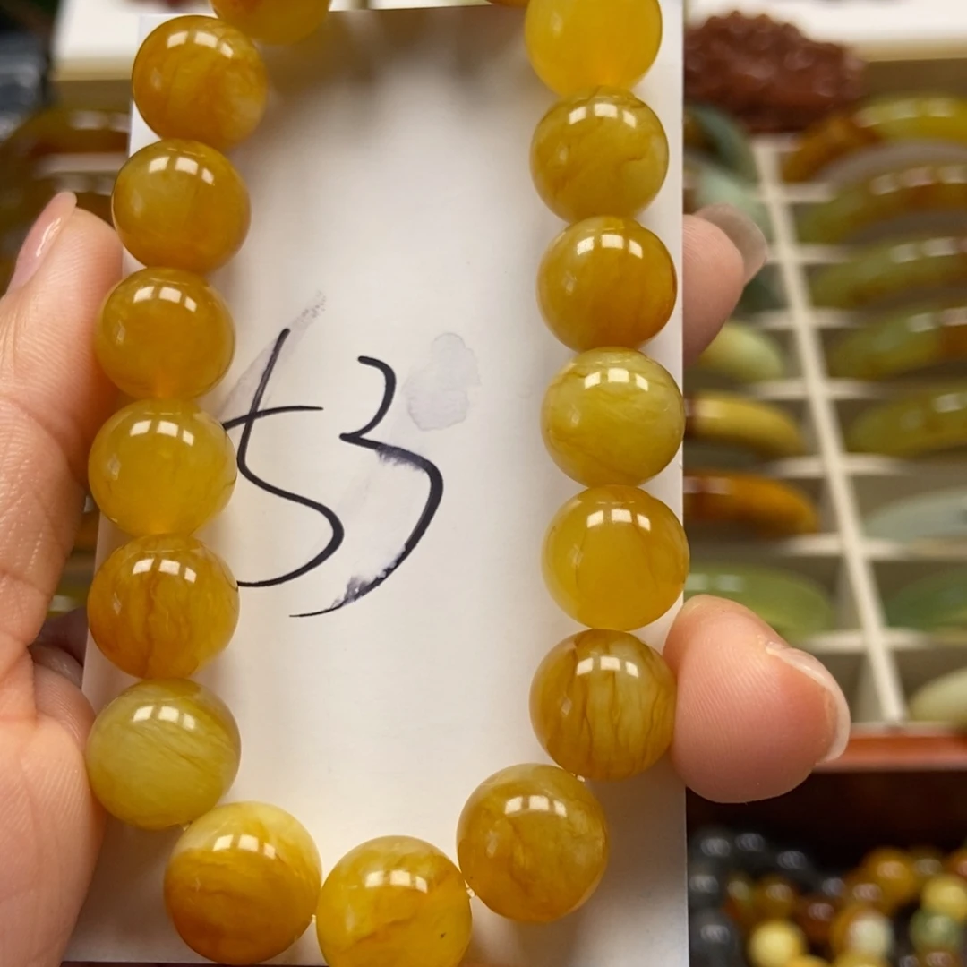 蛇纹石玉手串未镶嵌