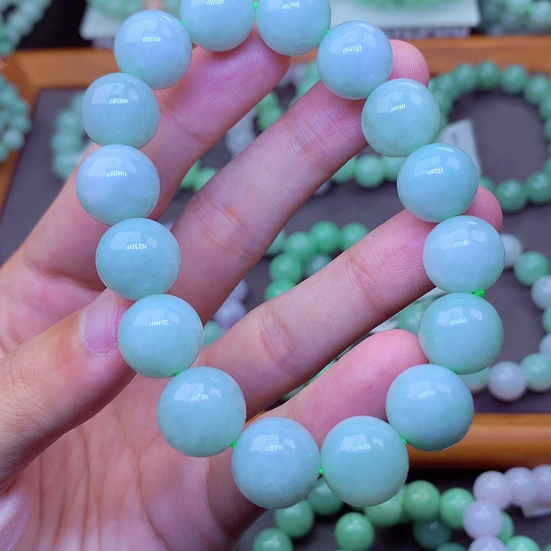 翡翠未镶嵌毛衣链