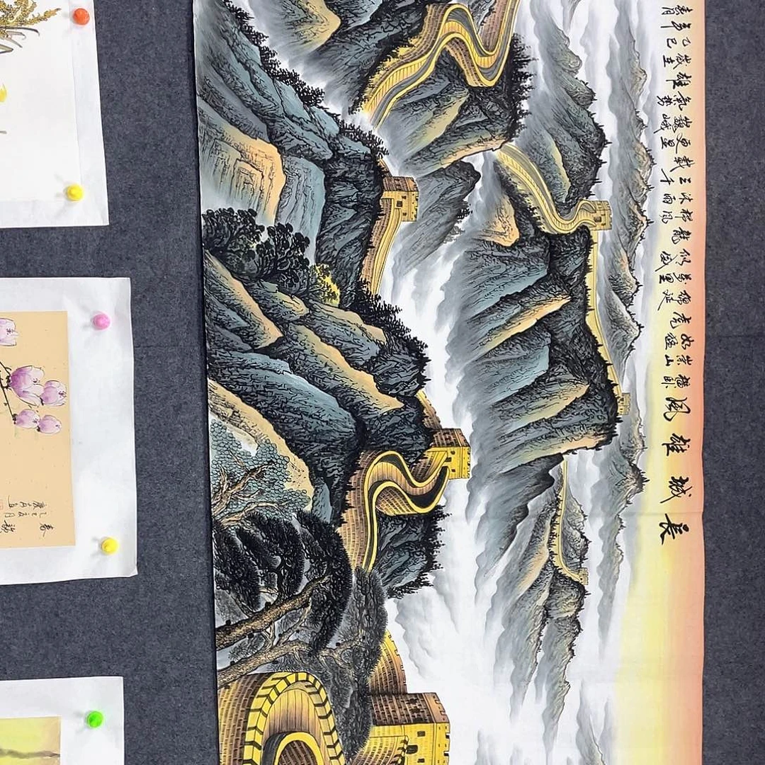 国画作品小姐姐放漏…