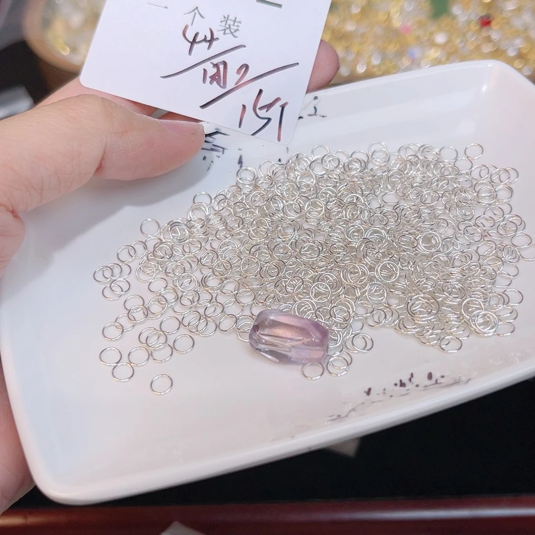 紫晶珠宝半成品银S925镶嵌282