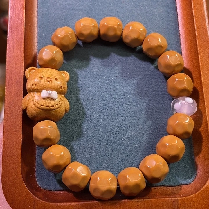 猴头核桃吊坠二等奶酪卡13小熊粉