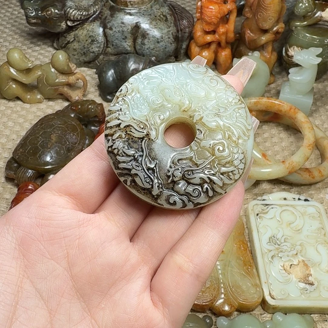 白玉菩提吊坠挂件