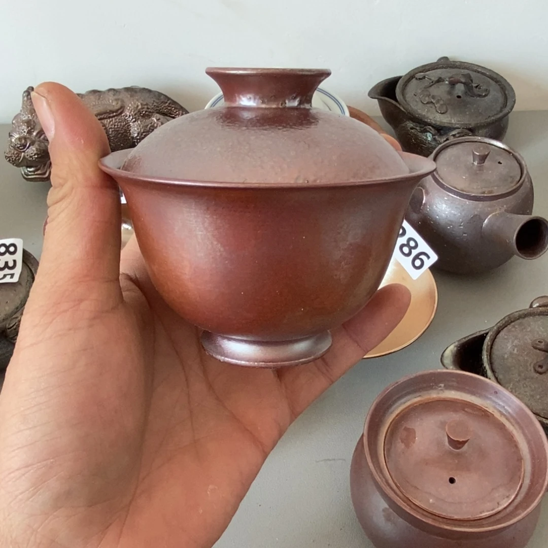 柴烧茶具陶瓷杯子