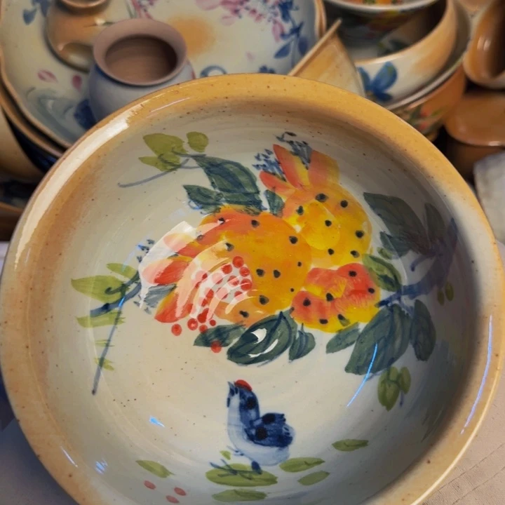 瓷片景德镇陶瓷手工手绘