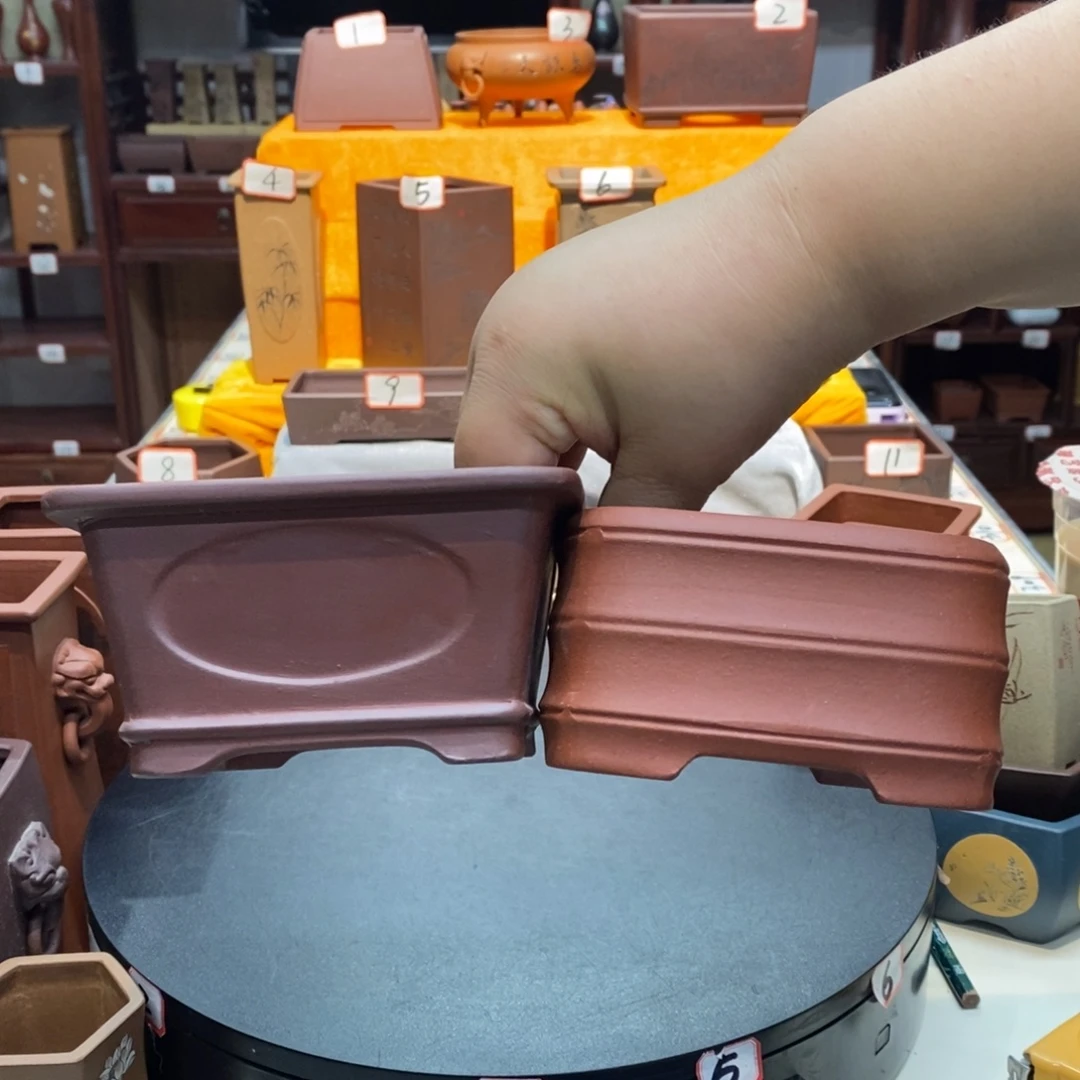 紫砂花盆微瑕处理10/6