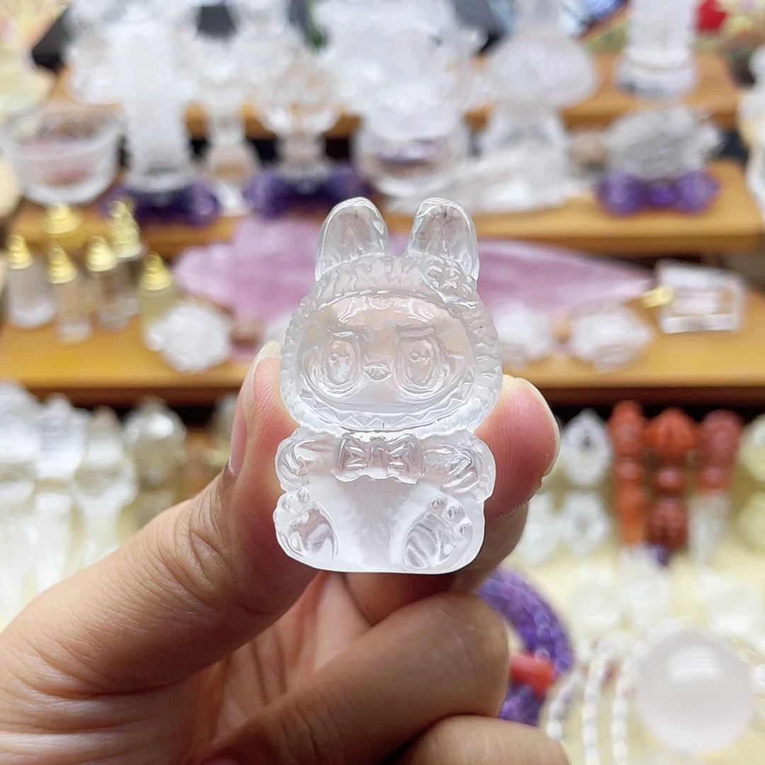 未镶嵌颈饰水晶饮**源摆件