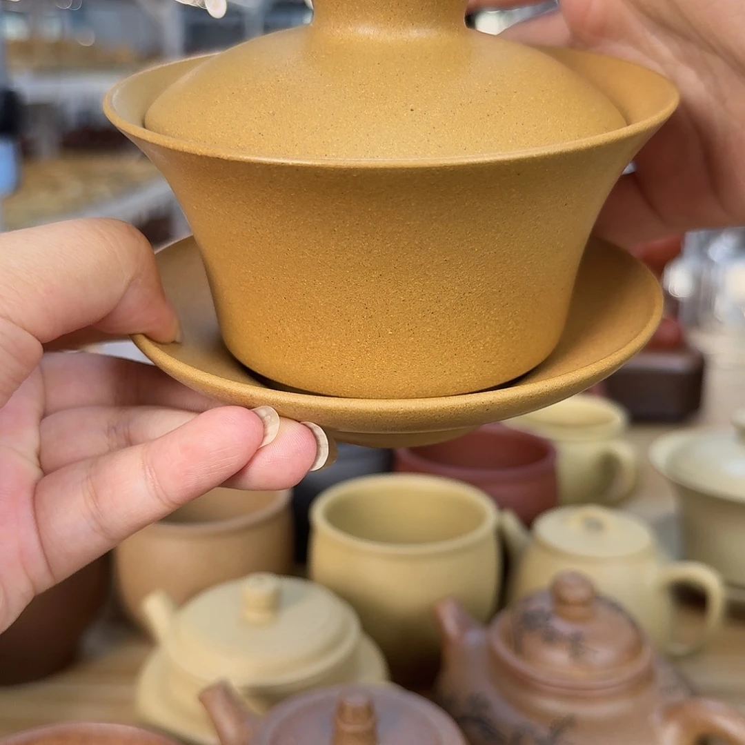 茶壶紫砂黄龙山原矿黄金段