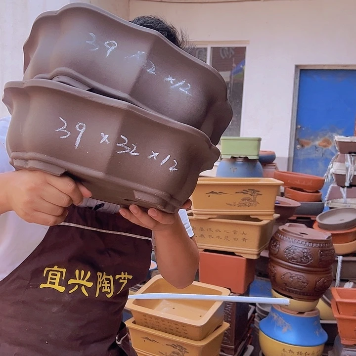 紫砂花盆紫砂花盆