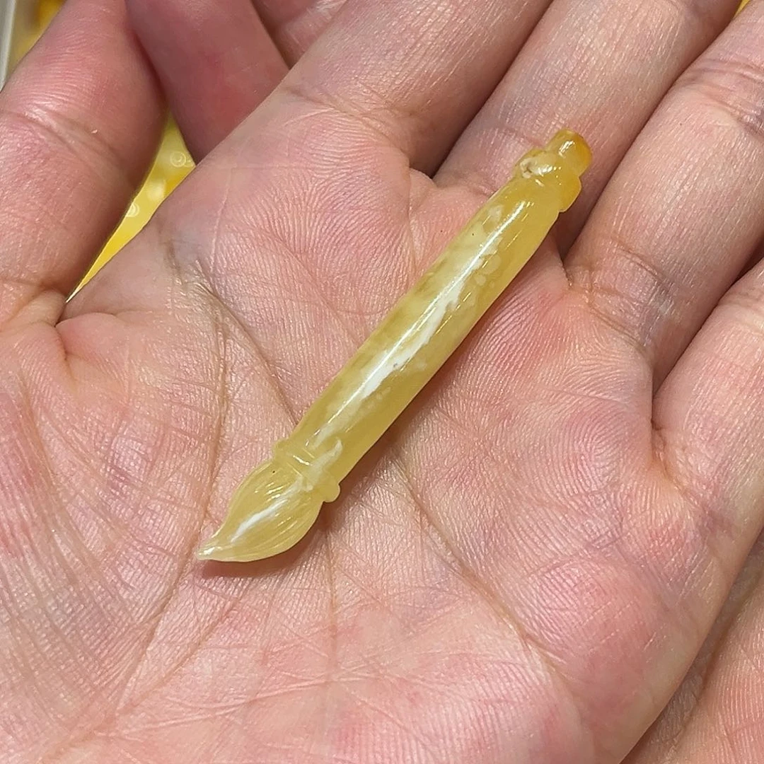 未镶嵌颈饰琥珀蜜蜡笔