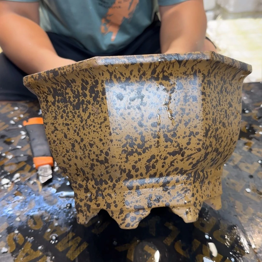 紫砂花盆口径26.16口径