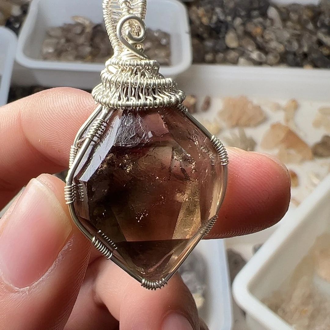 洋***泉未镶嵌珠宝半成品水晶29