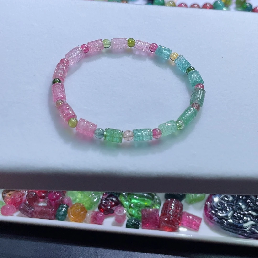 未镶嵌手链碧玺碧玺手链