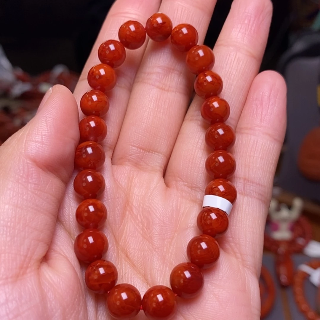 南红玛瑙单圈8m m未镶嵌