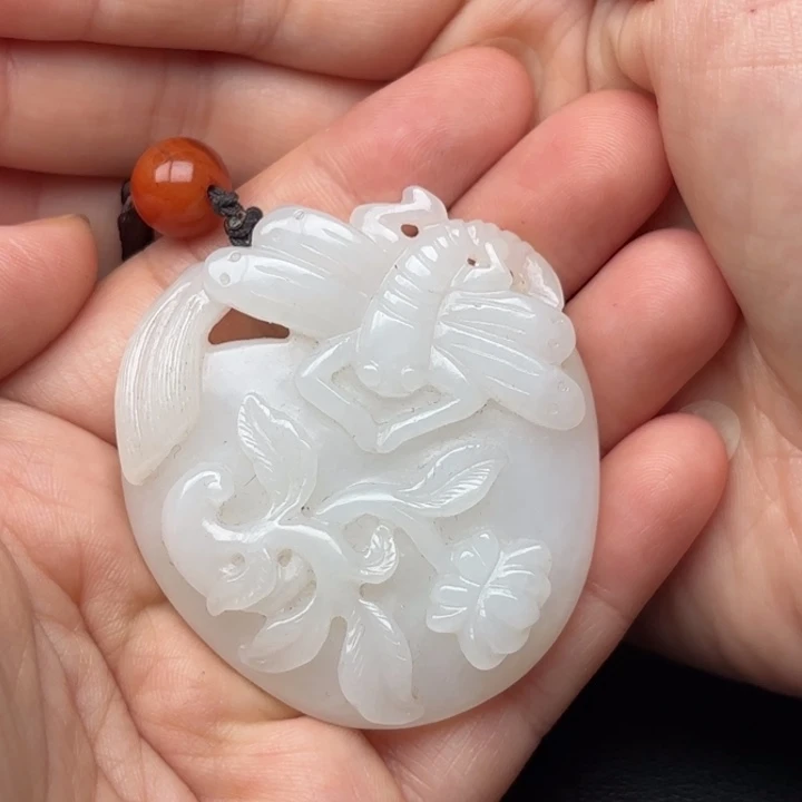 和田玉未镶嵌挂件张*士