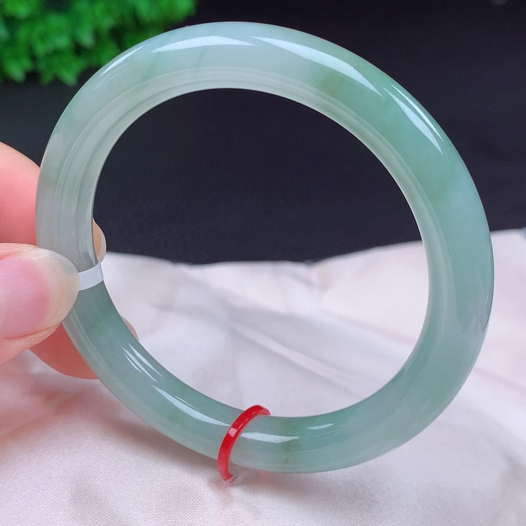 翡翠未镶嵌手镯56圈436016