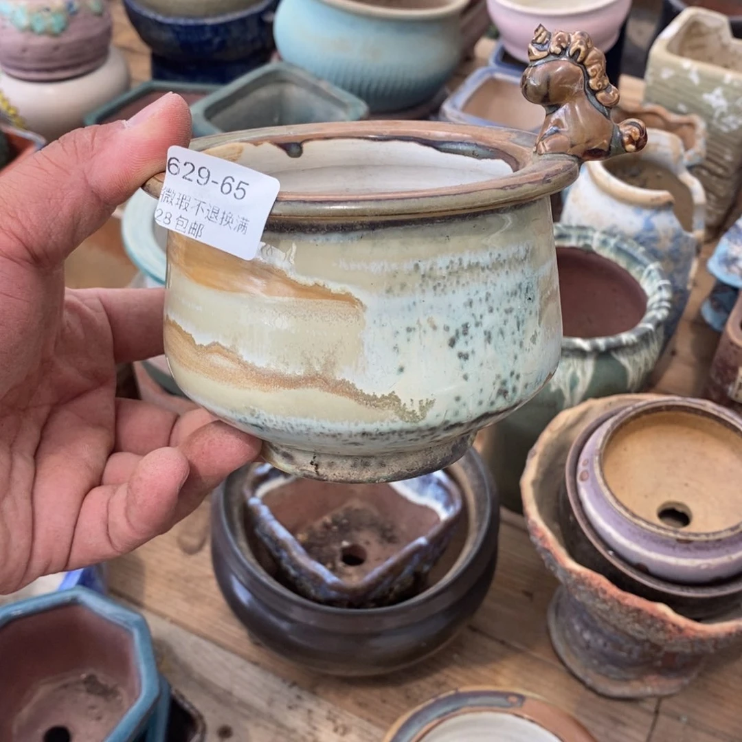 65号花盆内9.5高9.5瑕疵