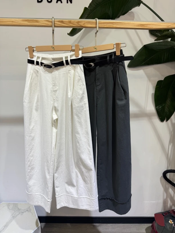 PD2025夏款简约时尚潮流时尚松紧腰休闲裤151120200K11-539P