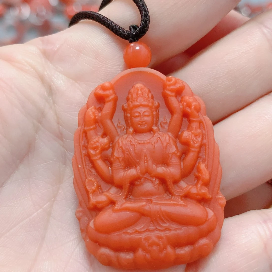 南红玛瑙吊坠(不含链)未镶嵌