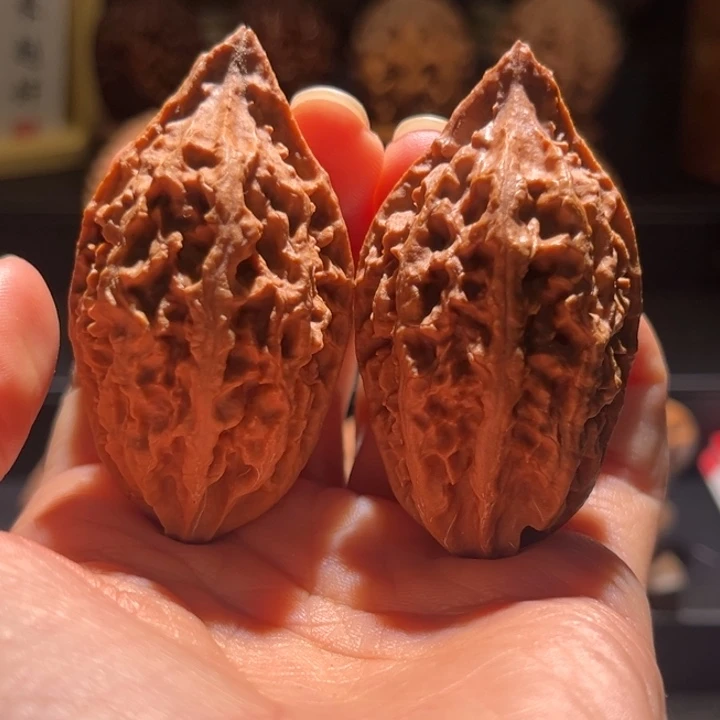 吊坠文玩核桃火焰锤84