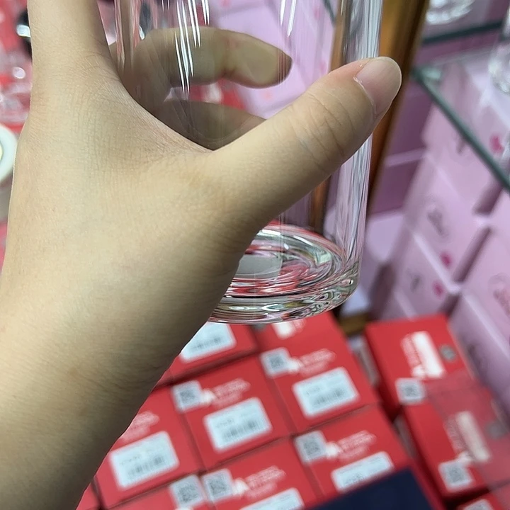 水晶玻璃无盖款本色单层玻璃杯5305301212