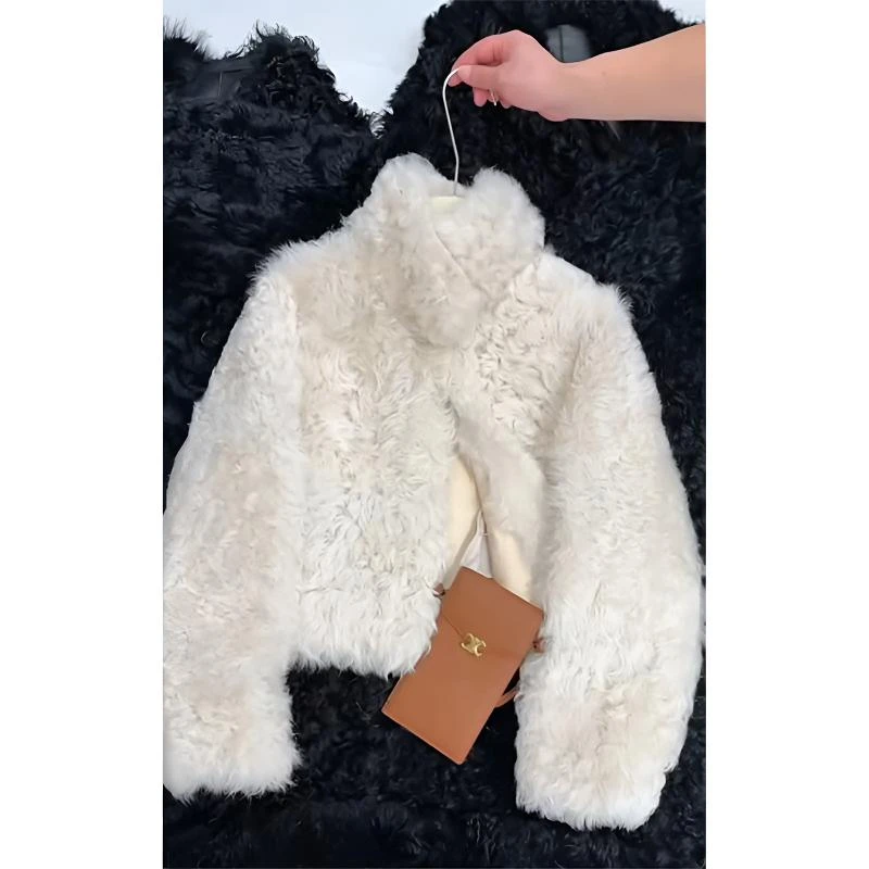 2025秋冬季新款修身显瘦时尚网红穿搭设计感宽松简约百搭外套上衣