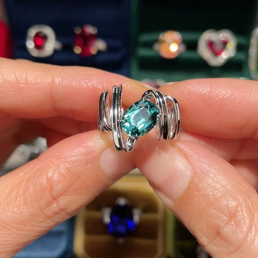 碧玺戒指18K金镶嵌2.32ct