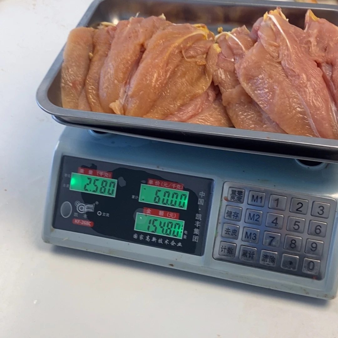60天中国大陆包装胸肉120
