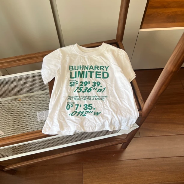 【编号D627】8806-1-03-儿童字母数字短袖白色-zy