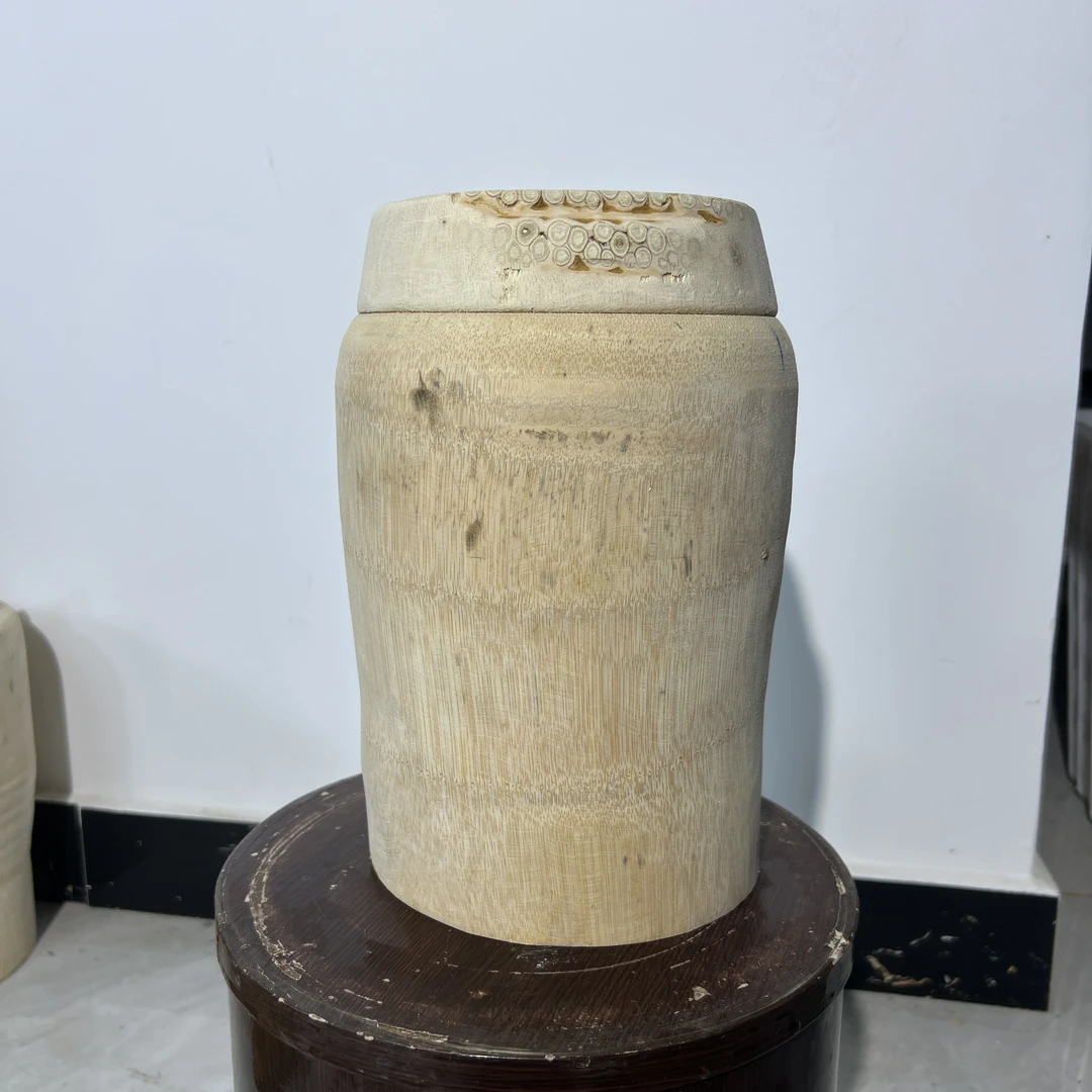 老楠竹竹根蒸饭桶 一物一拍 1-117