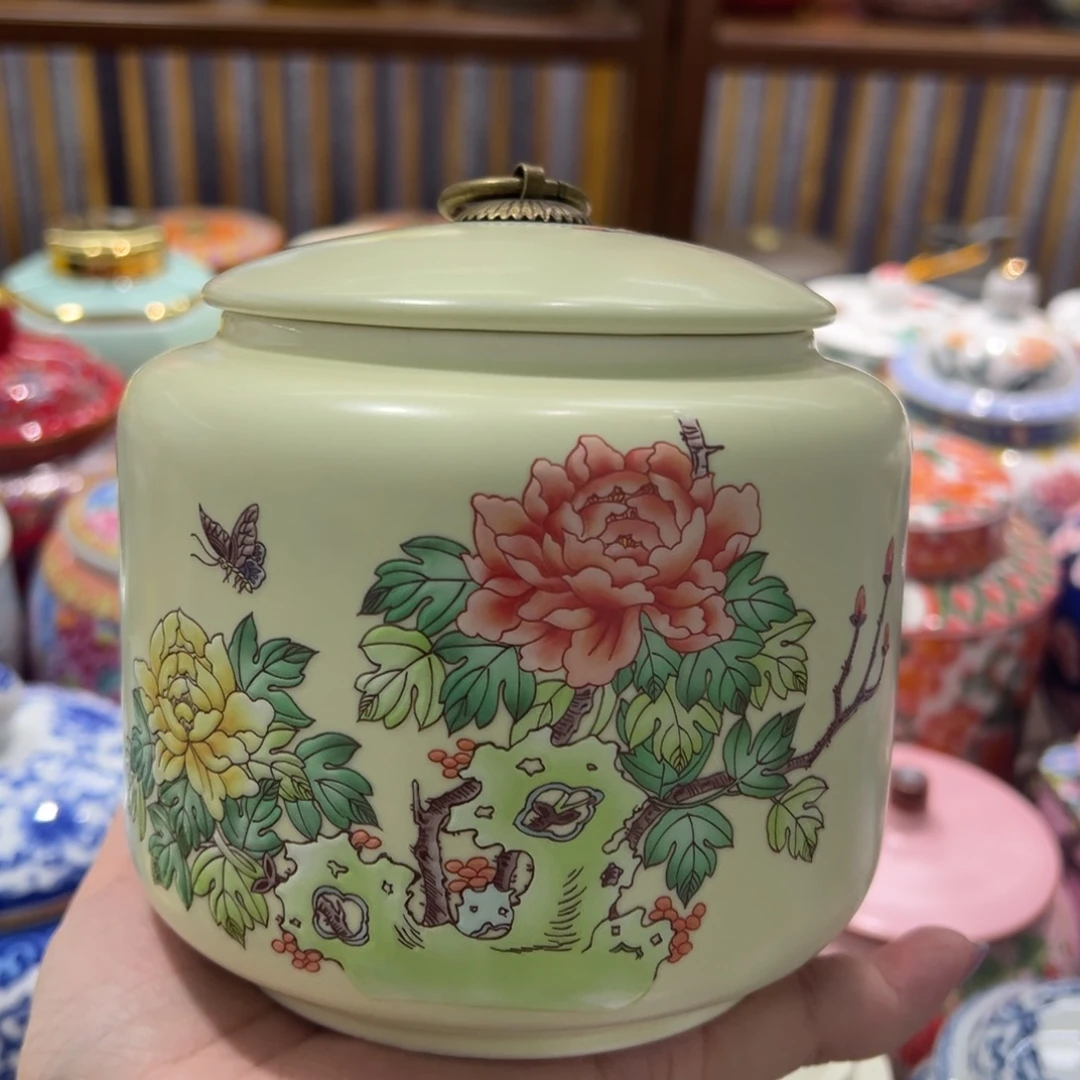 陶瓷密封罐茶叶罐
