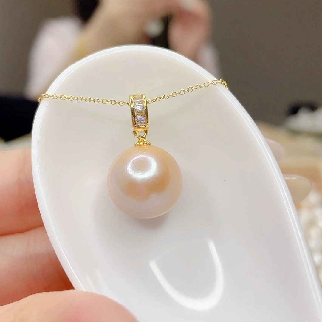 淡水珍珠未镶嵌吊坠(赠链)