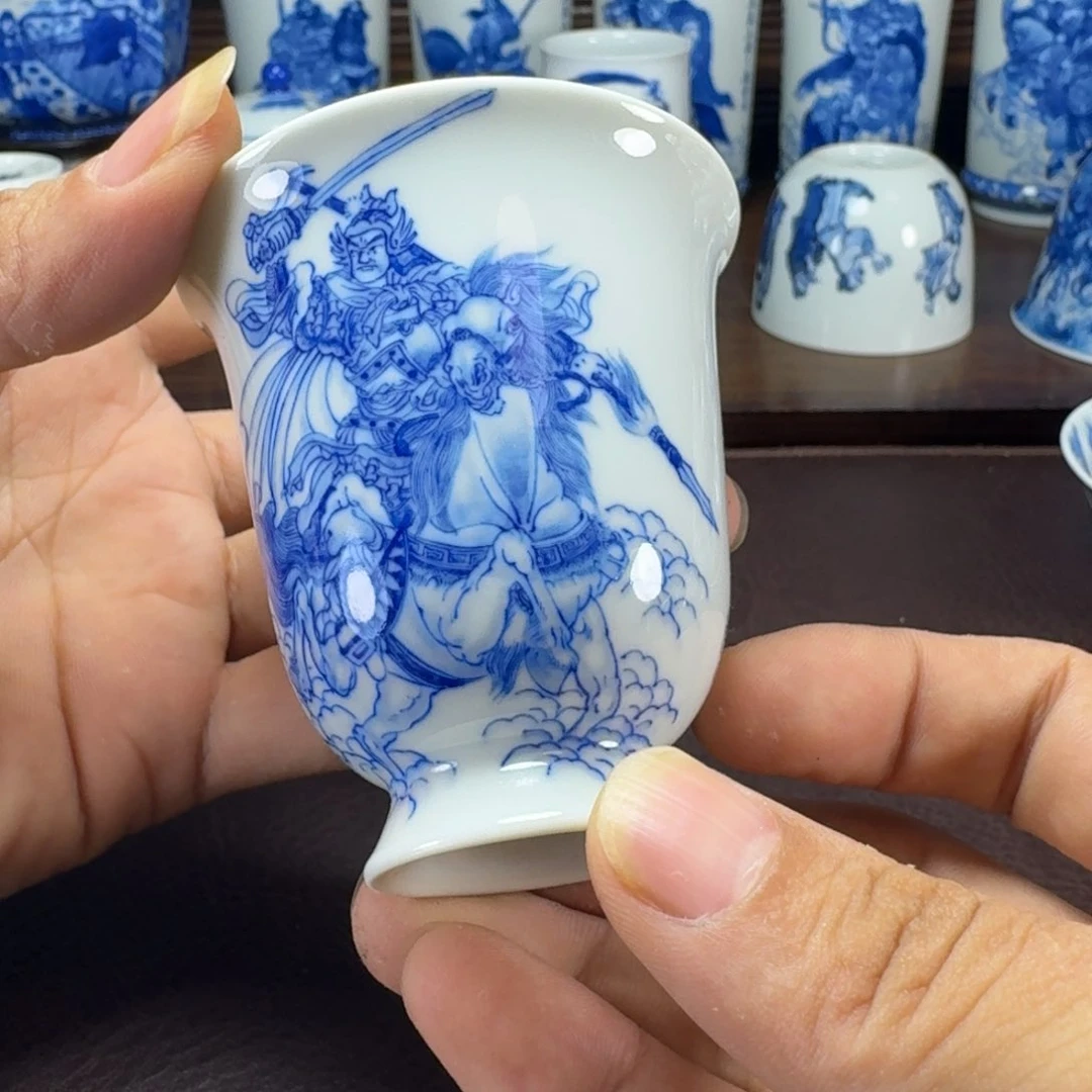 瓷片心****香当代景德镇陶瓷手绘茶具