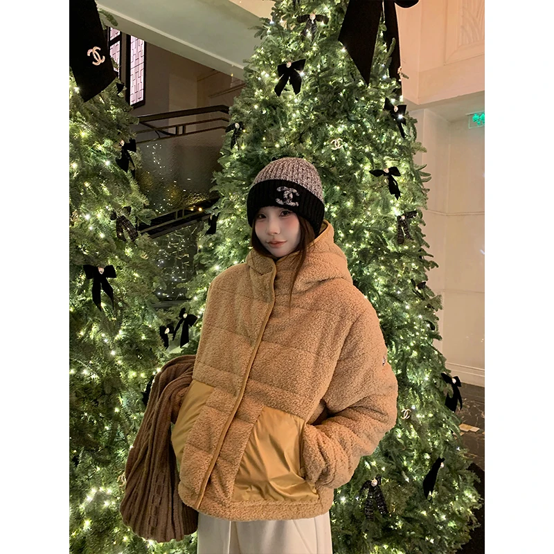 DYANGJUN【年中福利】泰迪棉服保暖宽松显瘦连帽外套