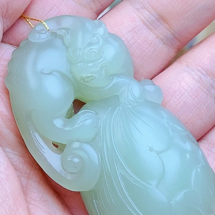 和田玉把件未镶嵌