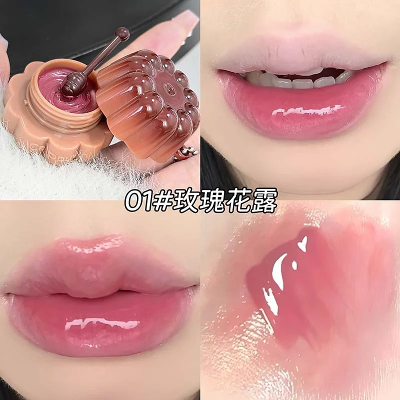 卡泡维妮果冻布丁固体唇蜜水光显色国货学生嘟嘟唇唇釉女