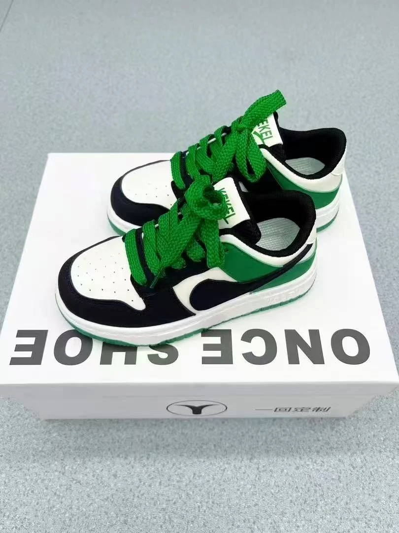 【板鞋】新款皮面板鞋男童女童休闲校园休闲儿童百搭鞋