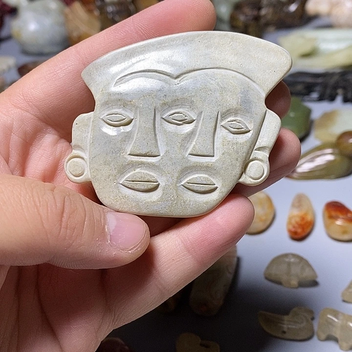 和田玉未镶嵌颈饰10