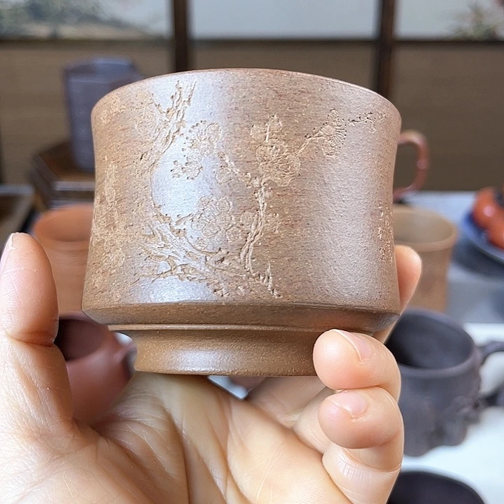 紫砂茶杯全手工主人杯容量200