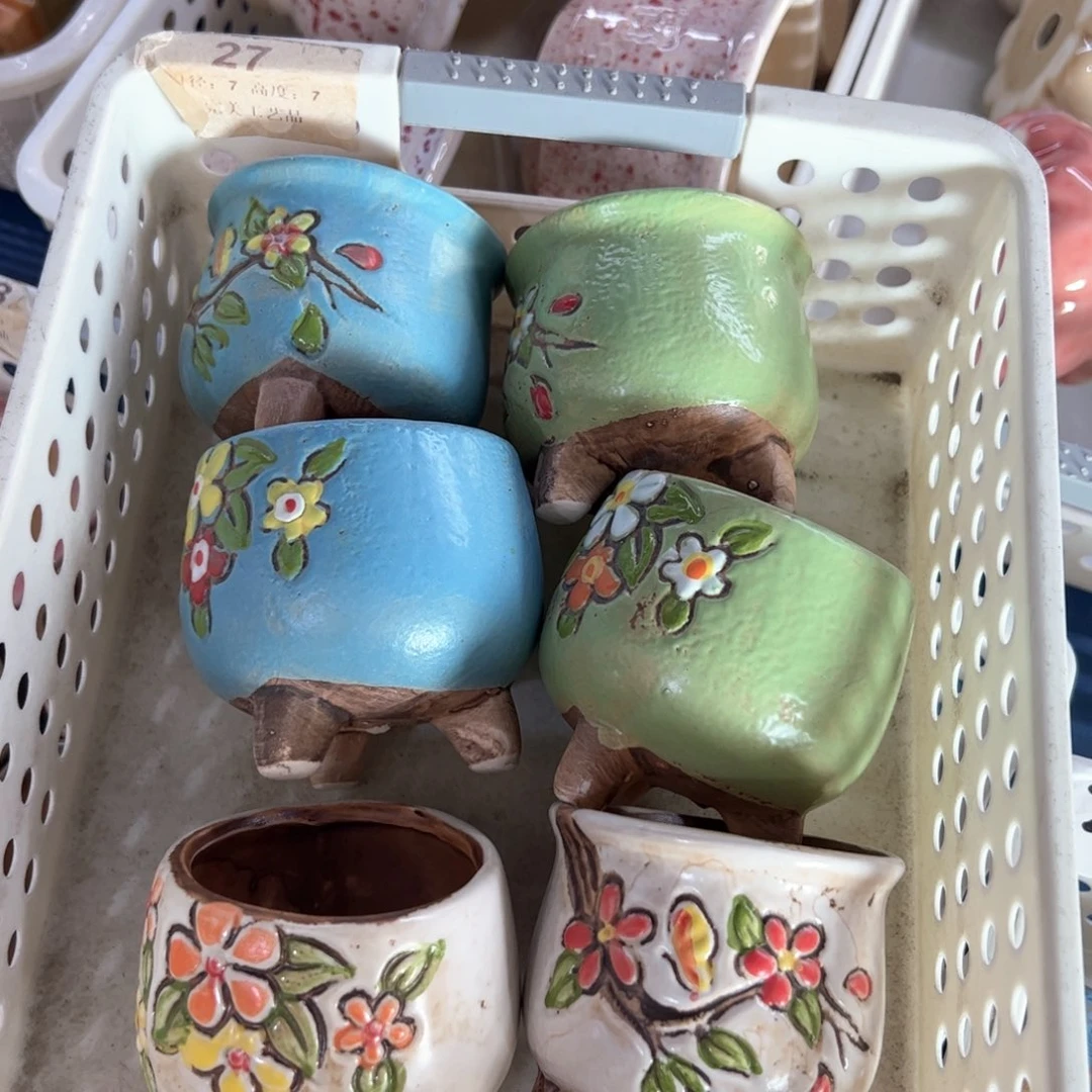 陶瓷多肉小花盆@@27