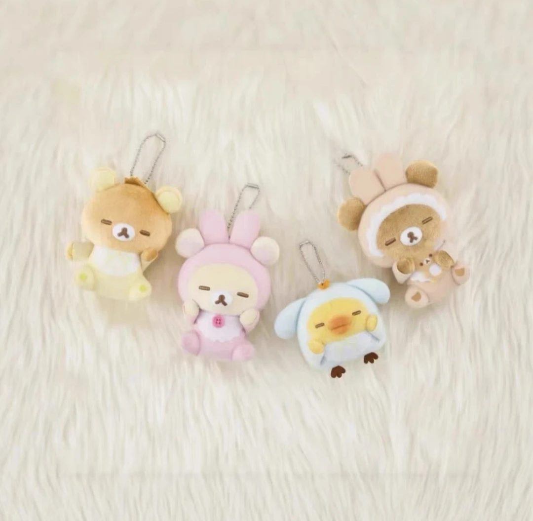 正版现货SANX日本代购轻松熊睡梦系列兔宝宝景品毛绒挂件
