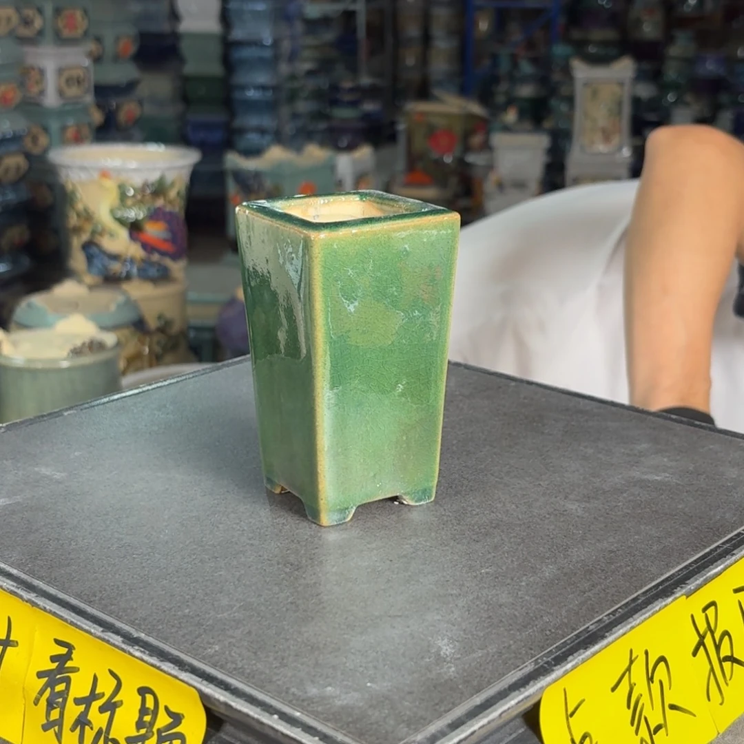 一风堂石湾花盆 内4高11微瑕