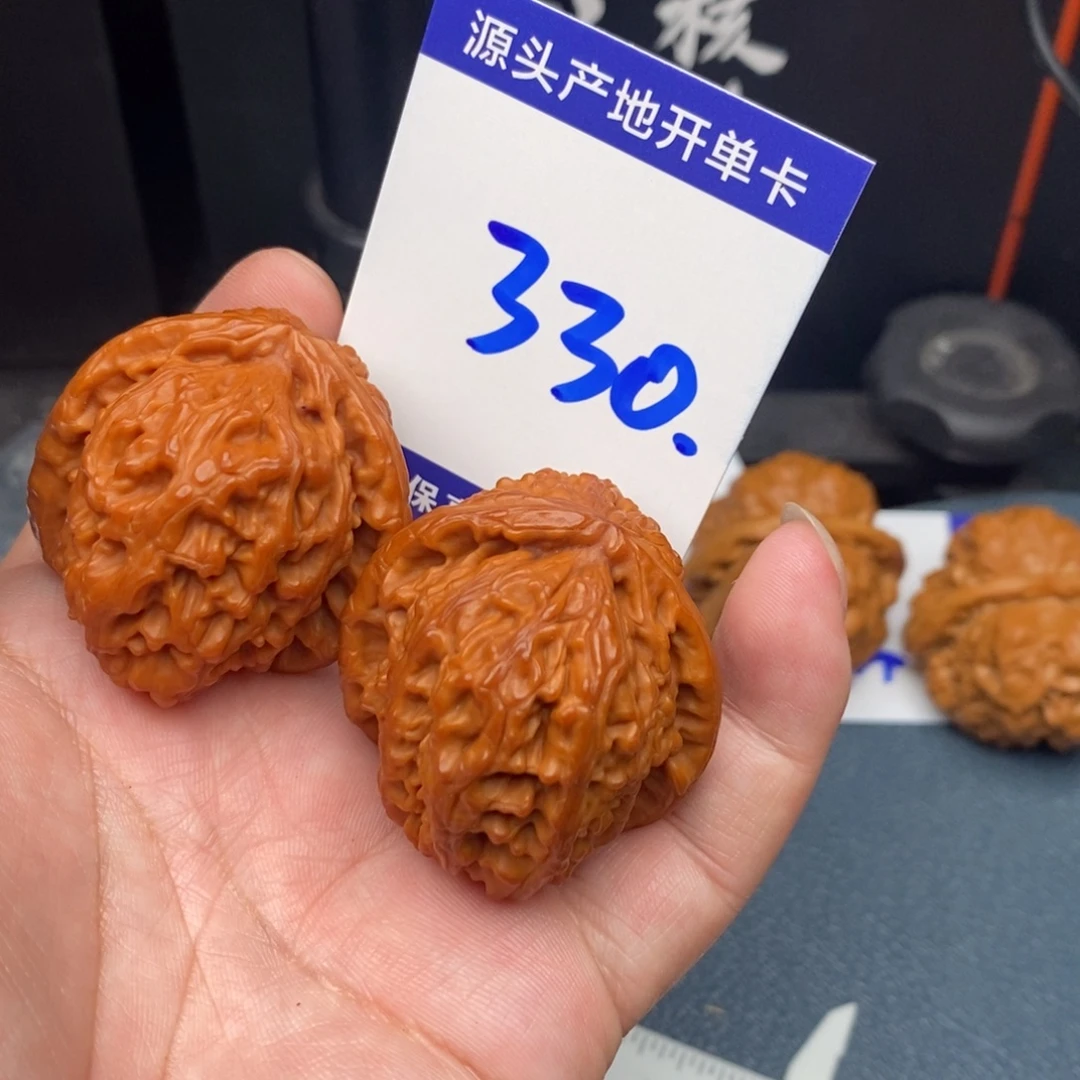 把件文玩核桃白狮子38