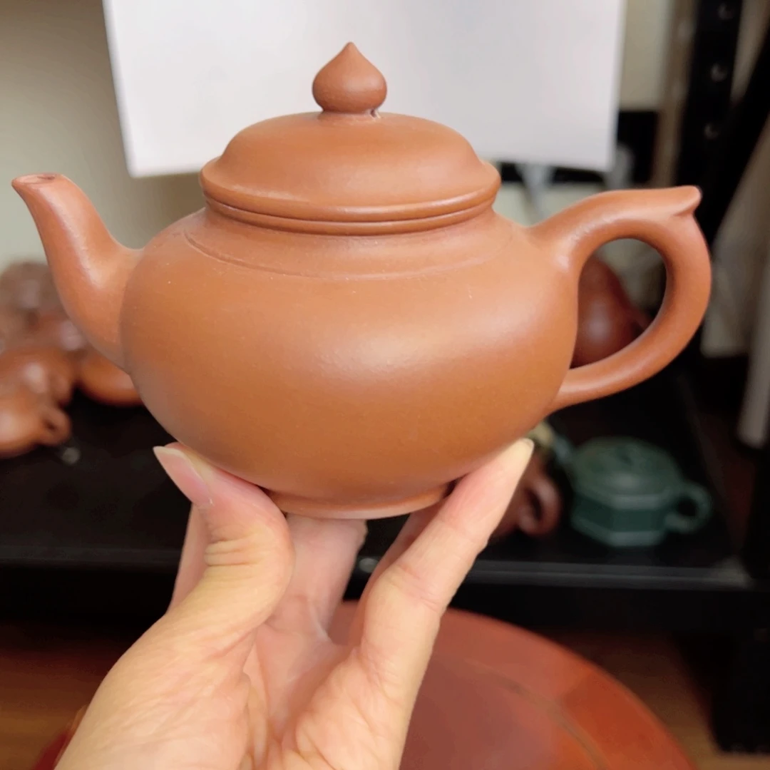 紫砂茶壶红皮龙紫砂壶