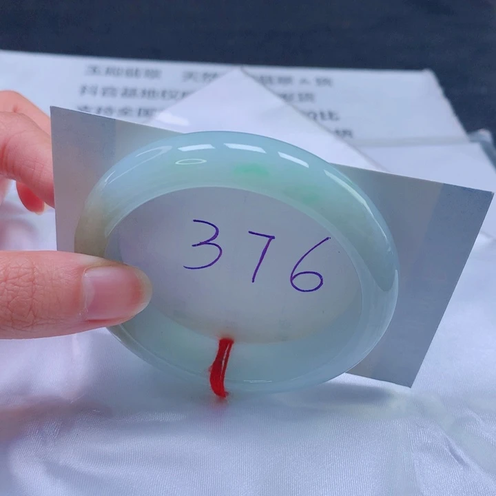 翡翠未镶嵌手镯圈口5455