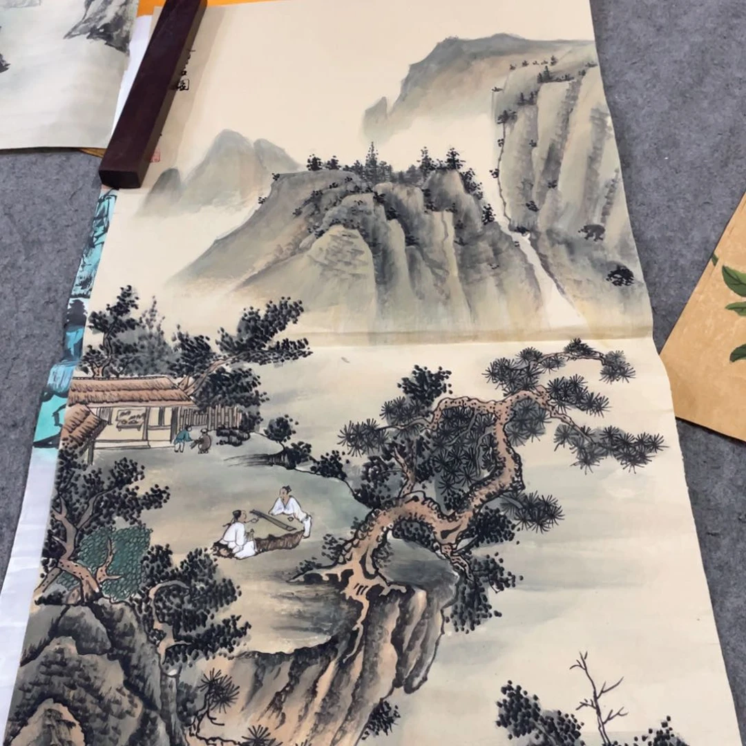 国画国画作品画心一张